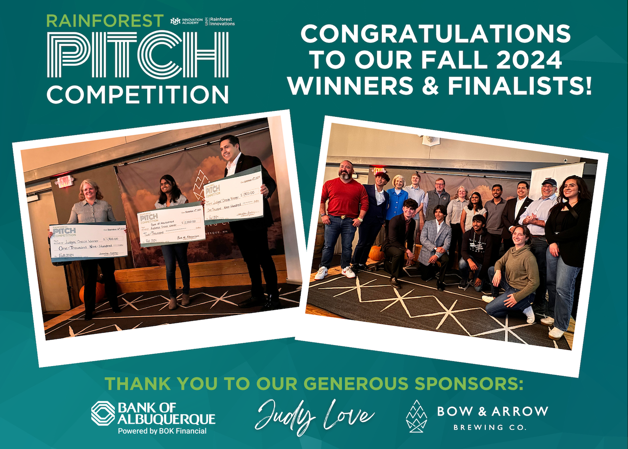 Fall Compitions Student Entrepreneurs Shine at Fall 2024 Rainforest Pitch Competition ...
