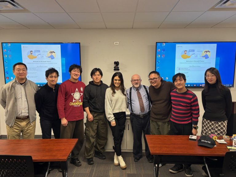 Japanese Visitors Group Shot with Stacy Sacco