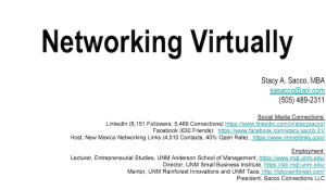 how to network virtually